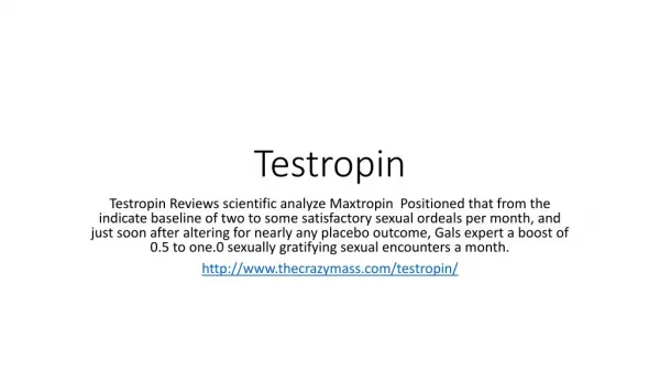 Testropin