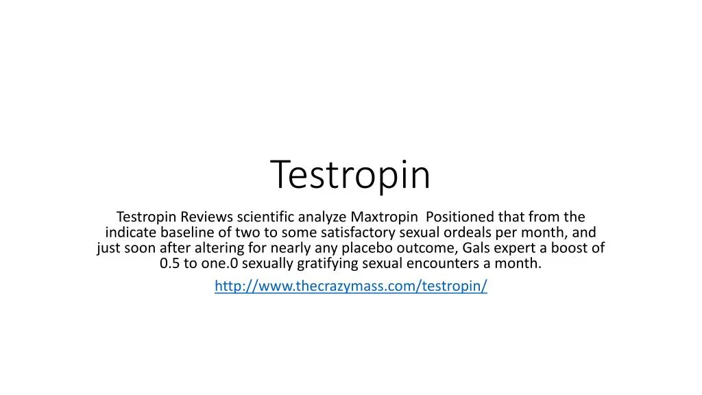 testropin