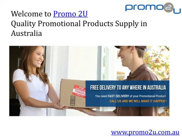 Quality Promotional Products Supply in Australia