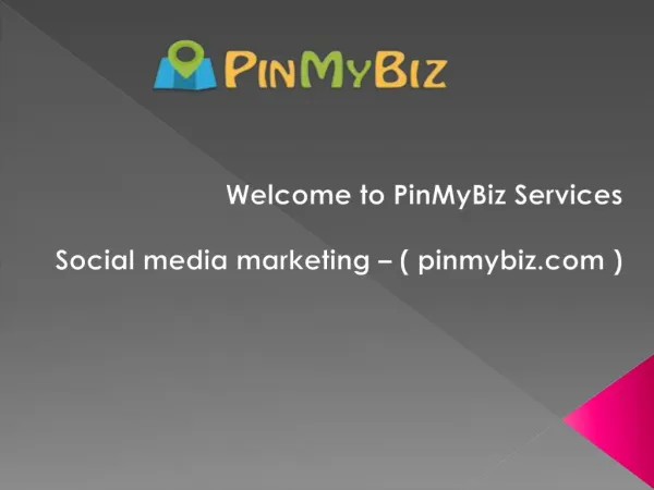 social media marketing - www.pinmybiz.com