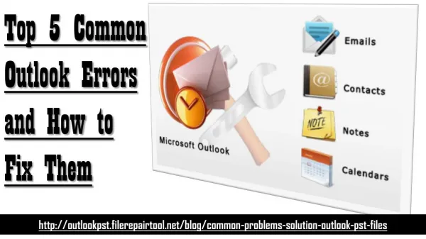 Top 5 Common Outlook Errors And How To Fix Them
