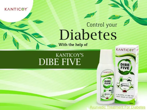 Ayurvedic Medicine For Diabetes | Kanticoy