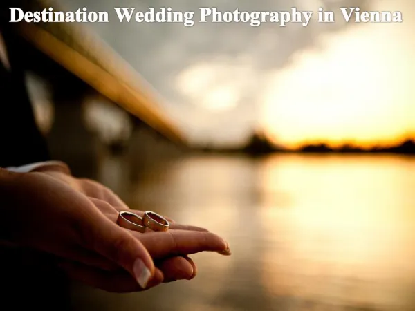 Destination Wedding Photography in Vienna