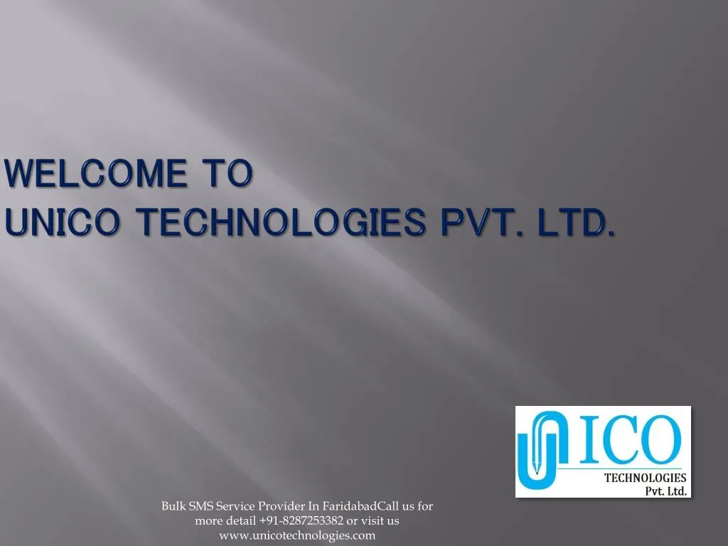 welcome to unico technologies pvt ltd