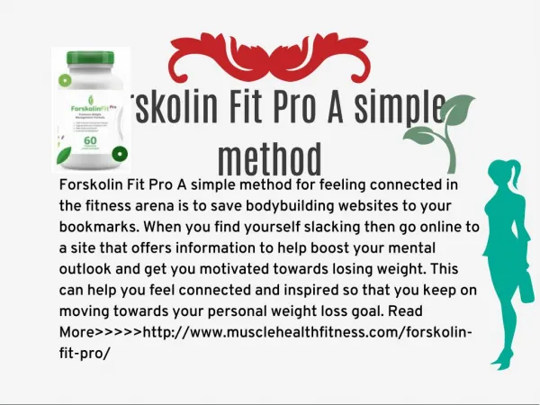 Forskolin Fit Pro Using smaller