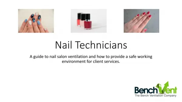 Nail Technicians Guide to Ventilation