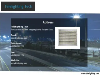 LED Street Light Manufacture, Parking Lot LED Light - slide 1