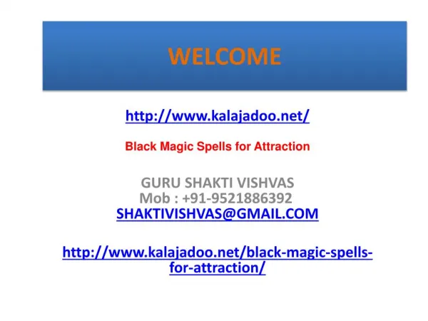 Black Magic Spells for Attraction--- 91-9521886392