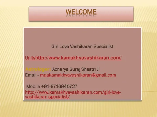 Girl Love Vashikaran Specialist--- 91-9716940727