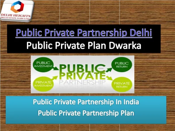 Public Private Partnership In Delhi