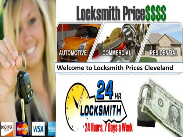 Welcome to Locksmith Prices Cleveland