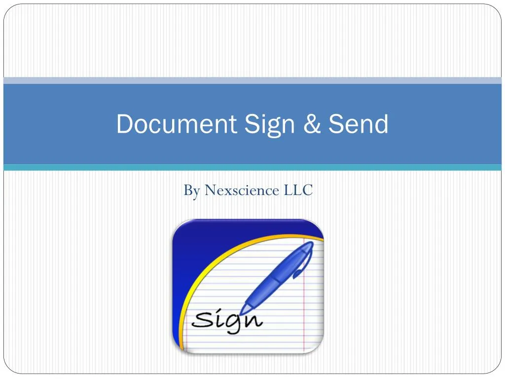 document sign send