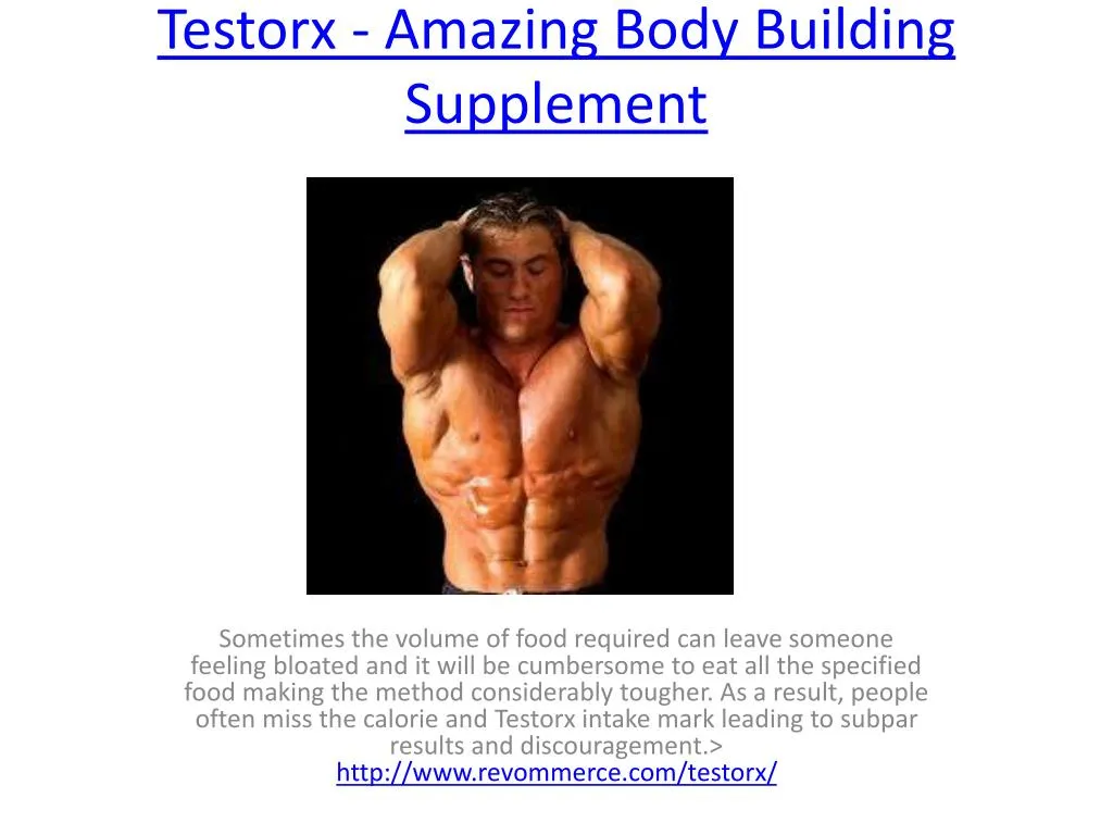 testorx amazing body building supplement