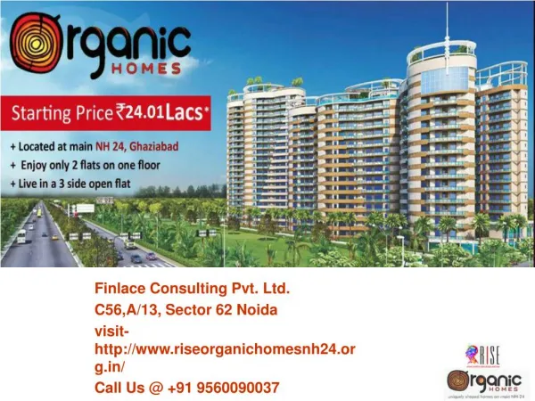 Rise Organic Homes Ghaziabad Call@ 9560090037