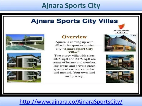 Ajnara Sports City Has Attractive Facility