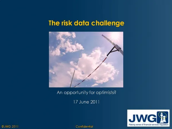 The risk data challenge