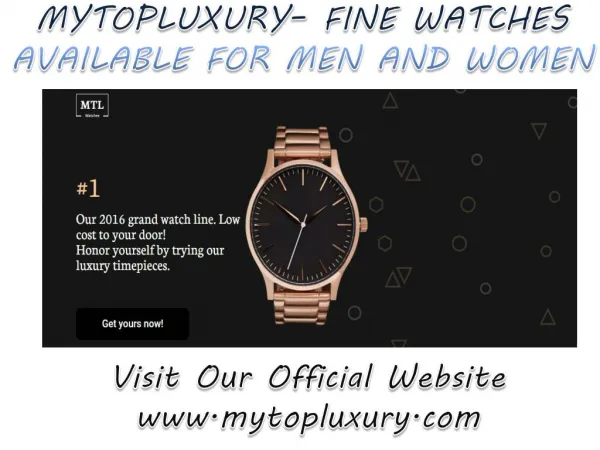 Mytopluxury Watches