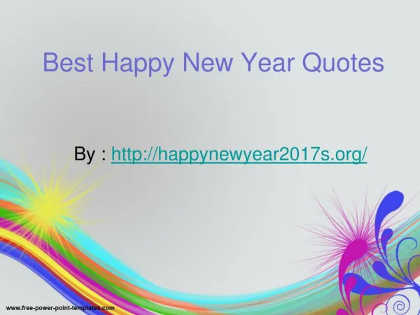 best New year quotes