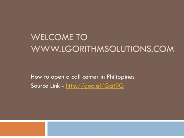 How to open a call center in Philippines
