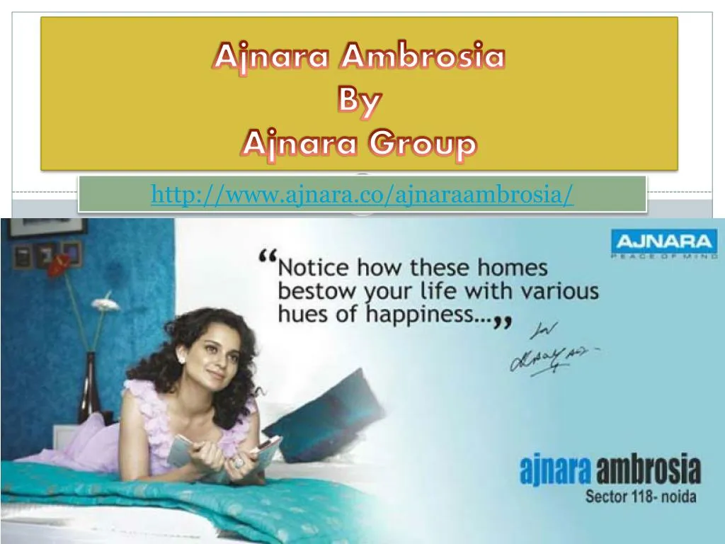 ajnara ambrosia by ajnara group