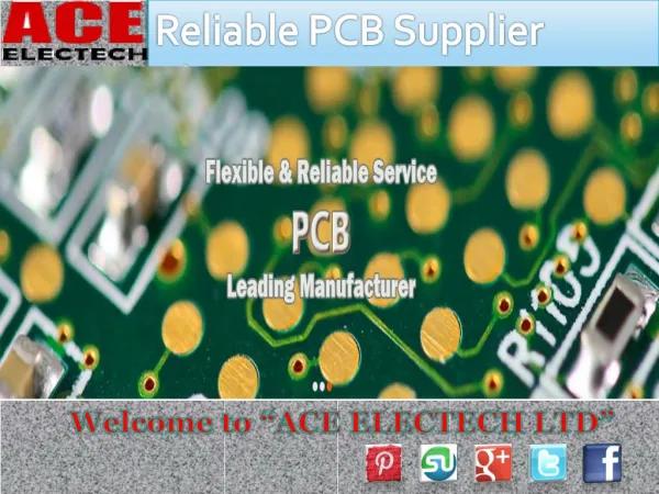 Get Professional PCB Manufacturer and Supplier in China