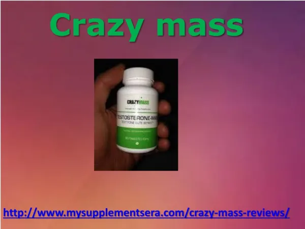 How Crazy Mass Supplements helps in Gaining Muscles ?
