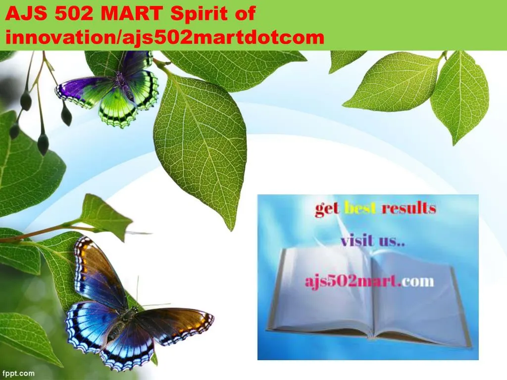 ajs 502 mart spirit of innovation ajs502martdotcom