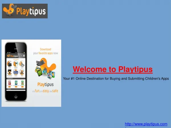 Children Software and Apps : Playtipus
