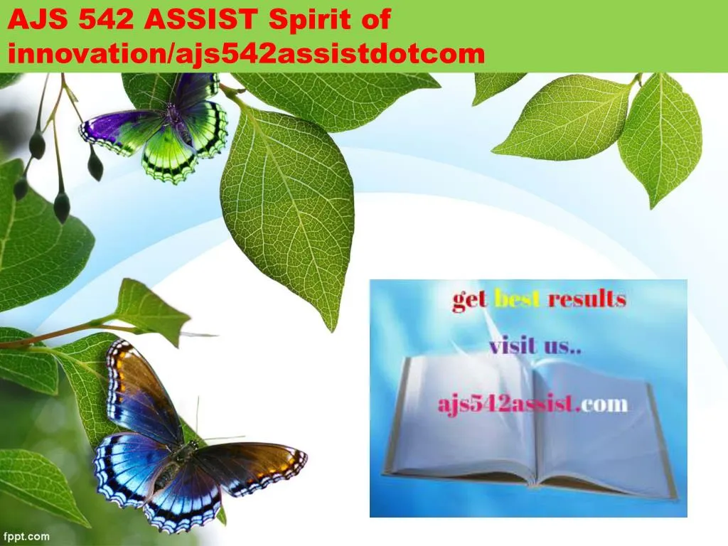 ajs 542 assist spirit of innovation ajs542assistdotcom