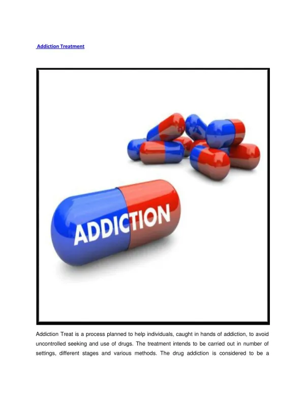 Addiction Treatment