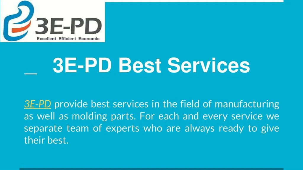 3e pd best services