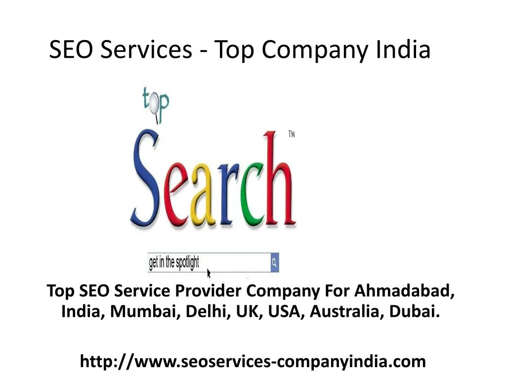 seo services top company india
