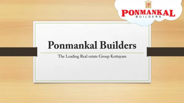 Flats at kottayam | Ponmankal builders