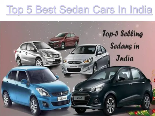 5 Best Sedan Cars in India 2016