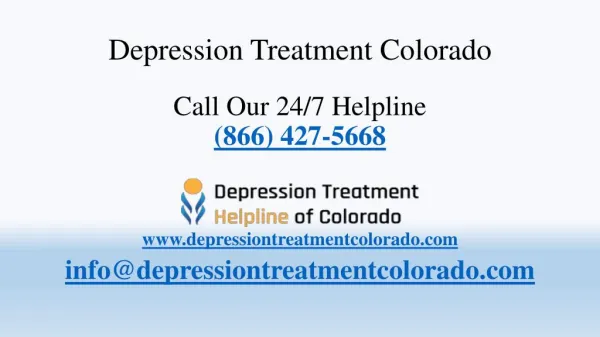 Depression Treatment Colorado