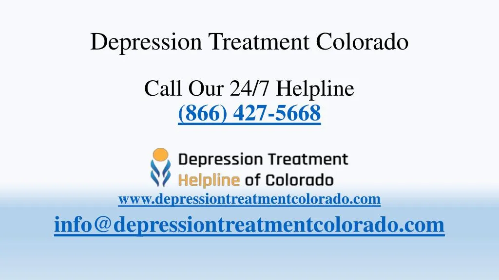 depression treatment colorado