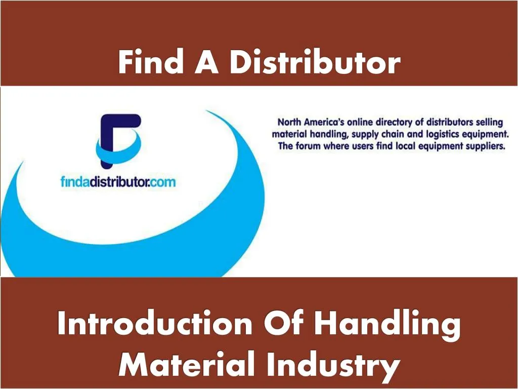 introduction of handling material industry