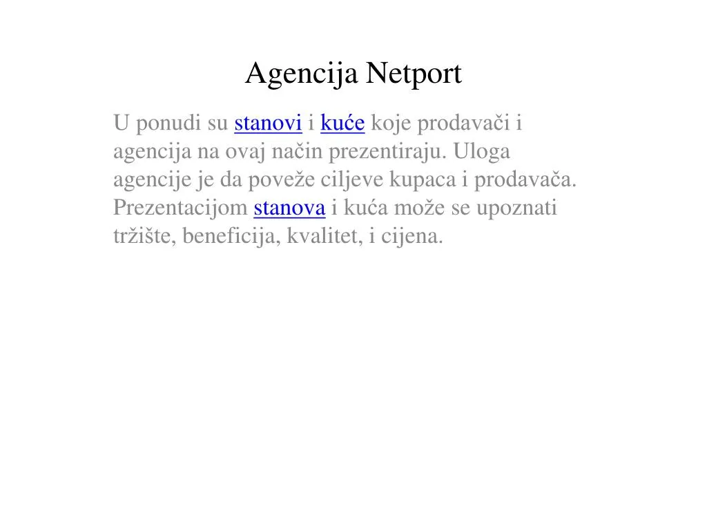 agencija netport