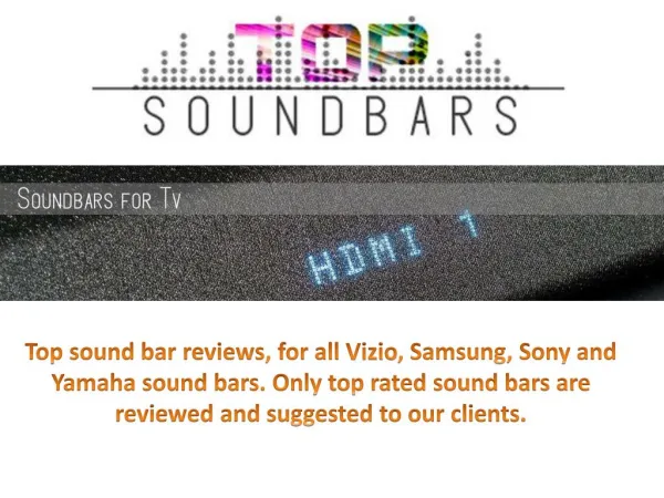 Soundbars for TV