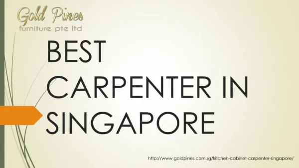 best carpenter in singapore