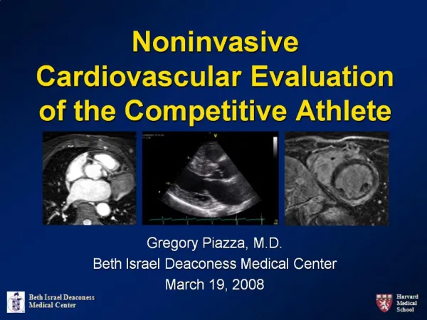 Noninvasive Cardiovascular Evaluation of the Competitive Athlete
