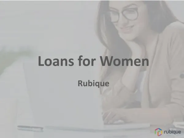 Loans For Women - Rubique