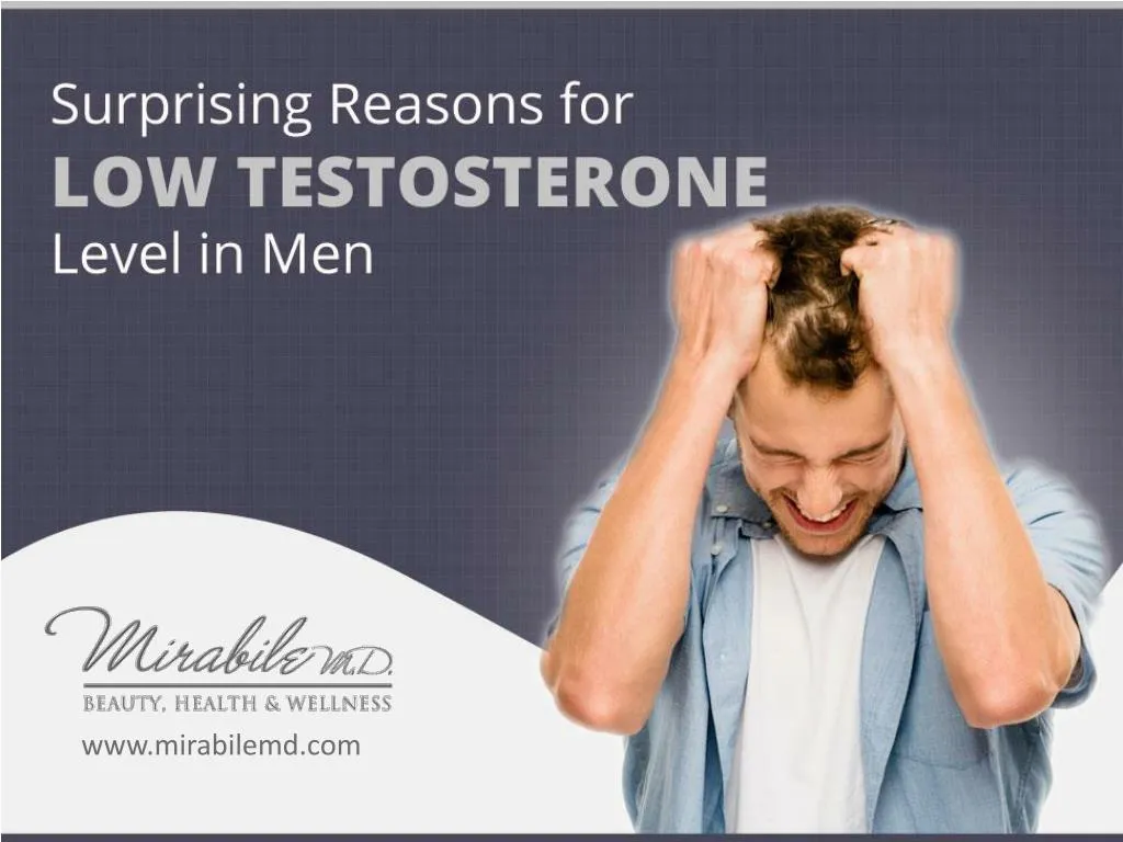 surprising reasons for low testosterone level in men