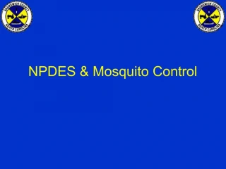 NPDES Mosquito Control - slide 1