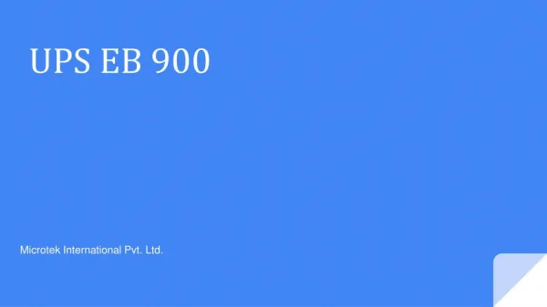 UPS EB-900