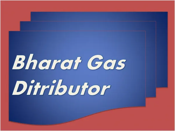 bharat gas distributor