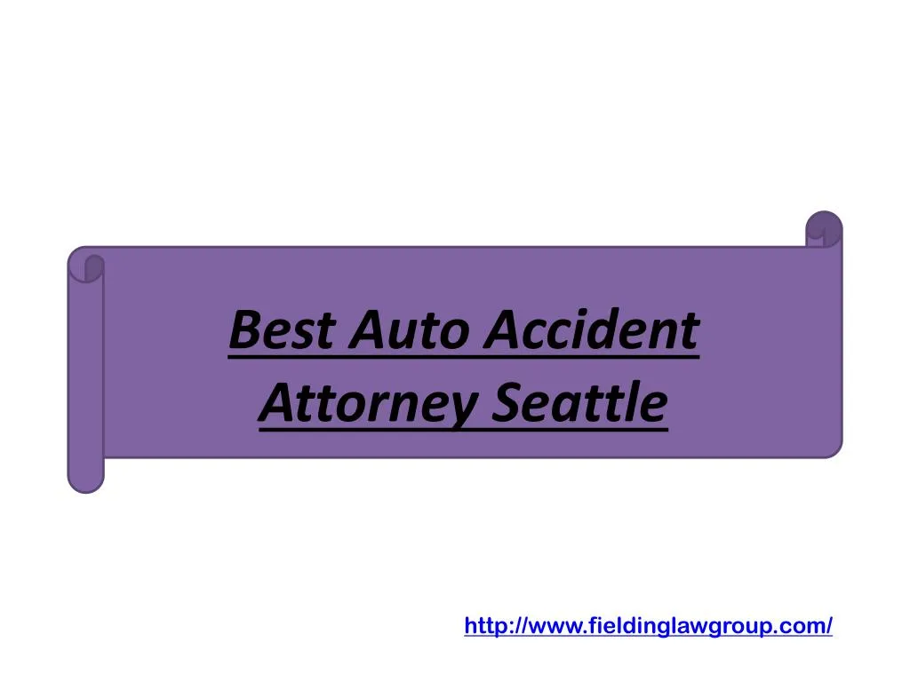 best auto accident attorney seattle