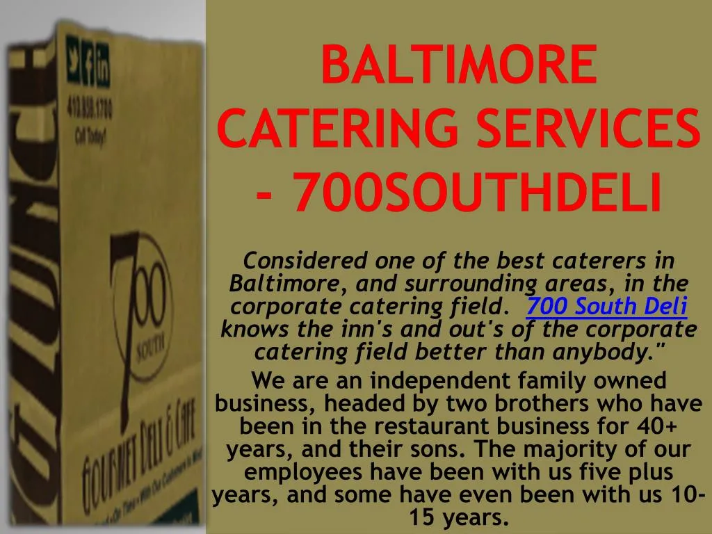 baltimore catering services 700southdeli