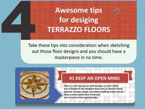 4 Awesome Tips for Designing Terrazzo Floors