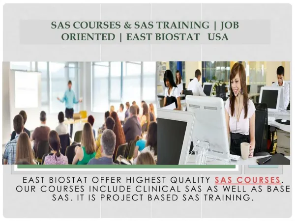 SAS Courses & SAS Training | Job Oriented | East Biostat USA
